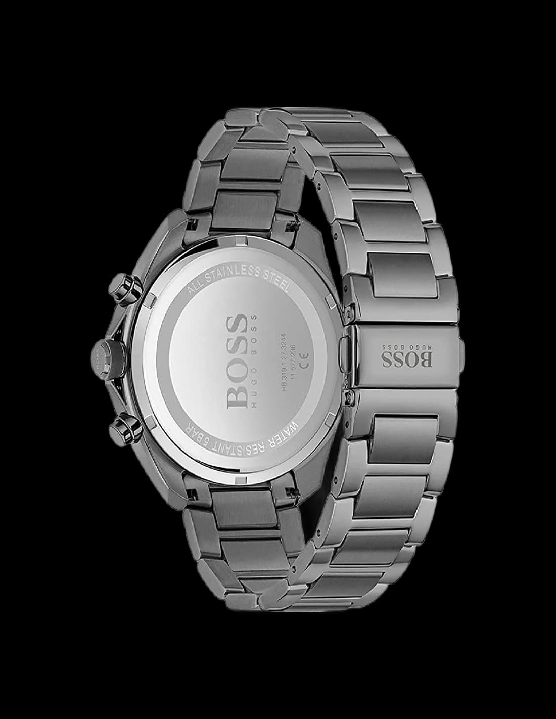 Hugo Boss 1513858 côté fond de boîtier gris