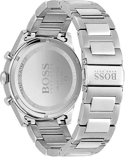 Gros plan sur le cadran bleu de la Hugo Boss 1513867