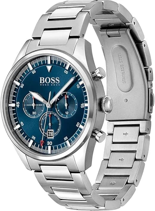 Hugo Boss 1513867 vue de côté, bracelet acier