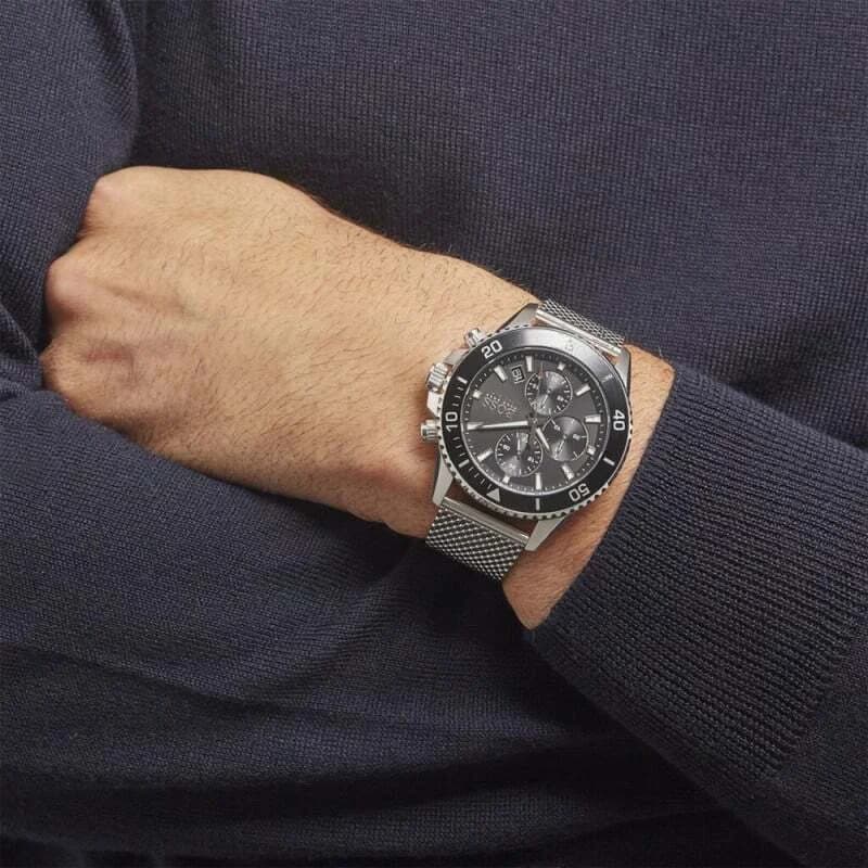 Hugo Boss Admiral 1513904 Chronograph Black Dial Men's Watch vue 5