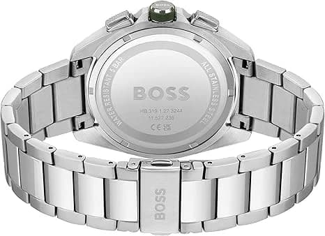 Montre Hugo Boss Volane 1513951 homme argentée, bracelet maillons acier vue 3