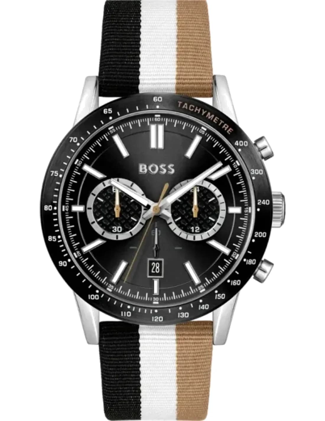 Hugo Boss 1513963 vue de côté, bracelet nylon