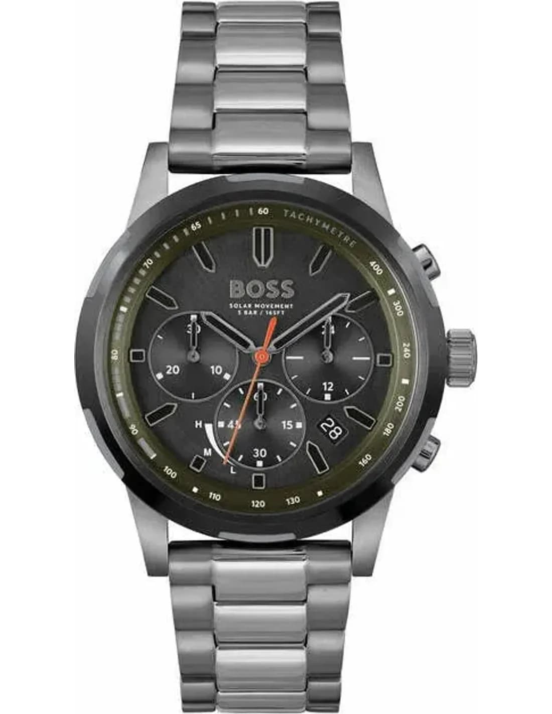 Hugo Boss 1514034 vue de côté, bracelet acier