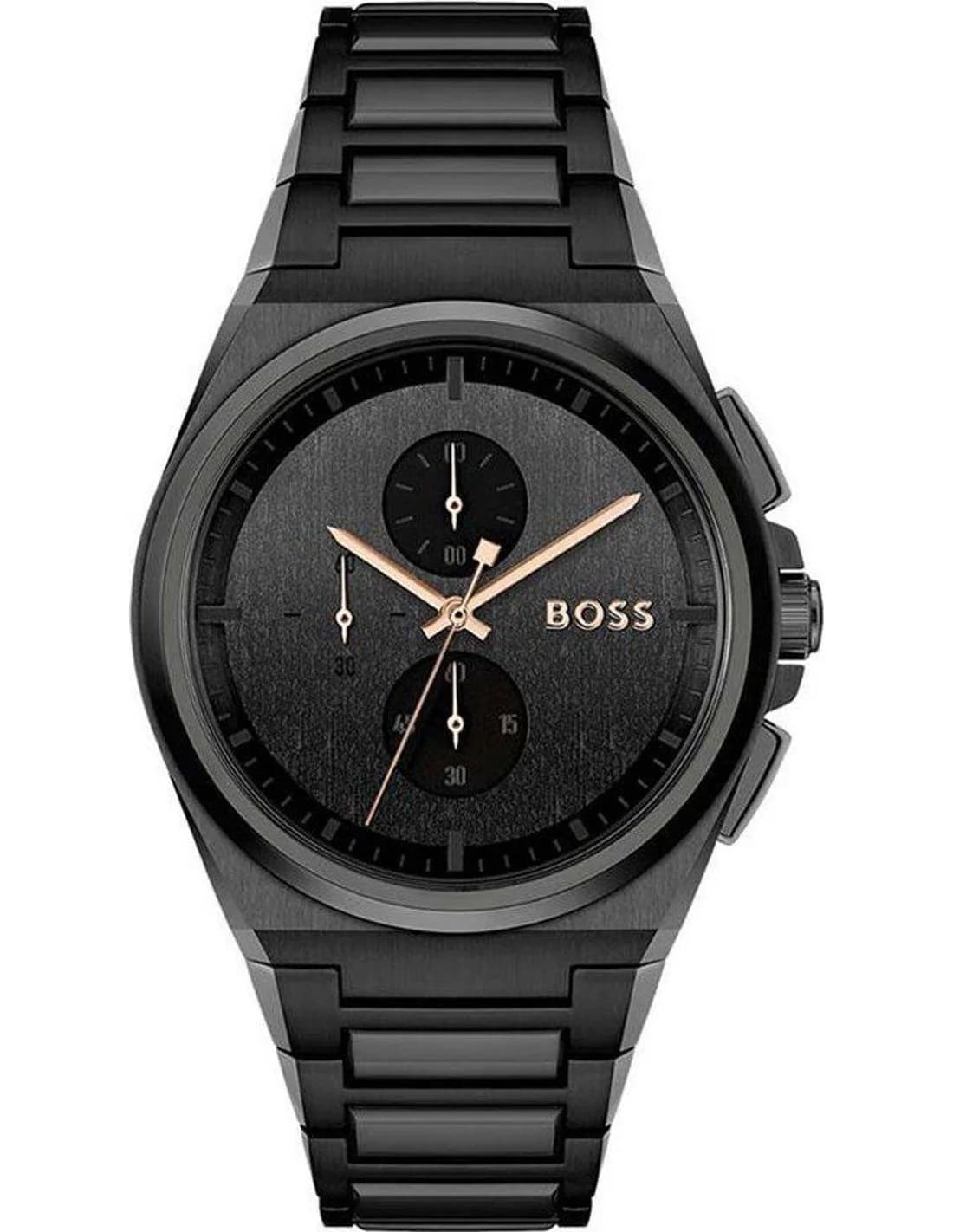 Hugo Boss 1514068 vue de côté, bracelet acier