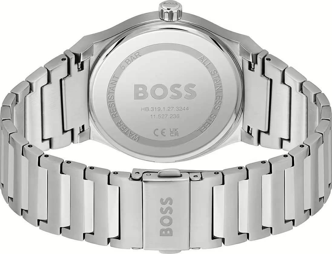 Montre Homme Hugo Boss 1514076 Condor en Acier et Cadran Bleu Soleillé vue 4