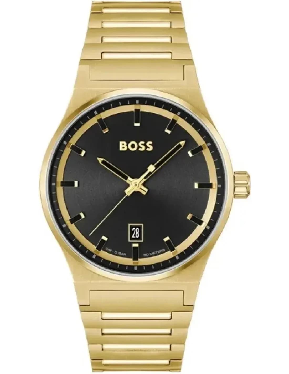 Hugo Boss 1514077 vue de côté, bracelet acier