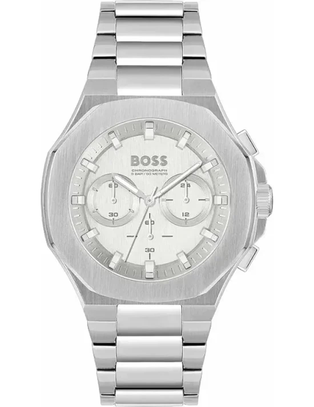 Hugo Boss 1514087 vue de côté, bracelet acier
