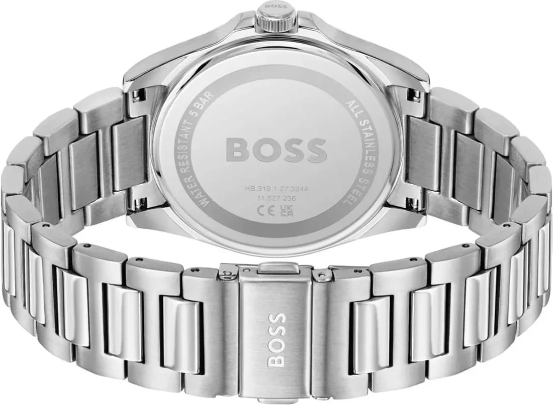 Hugo Boss 1514171 côté fond de boîtier argent