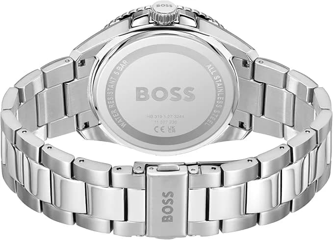 Hugo Boss 1514210 côté fond de boîtier argent