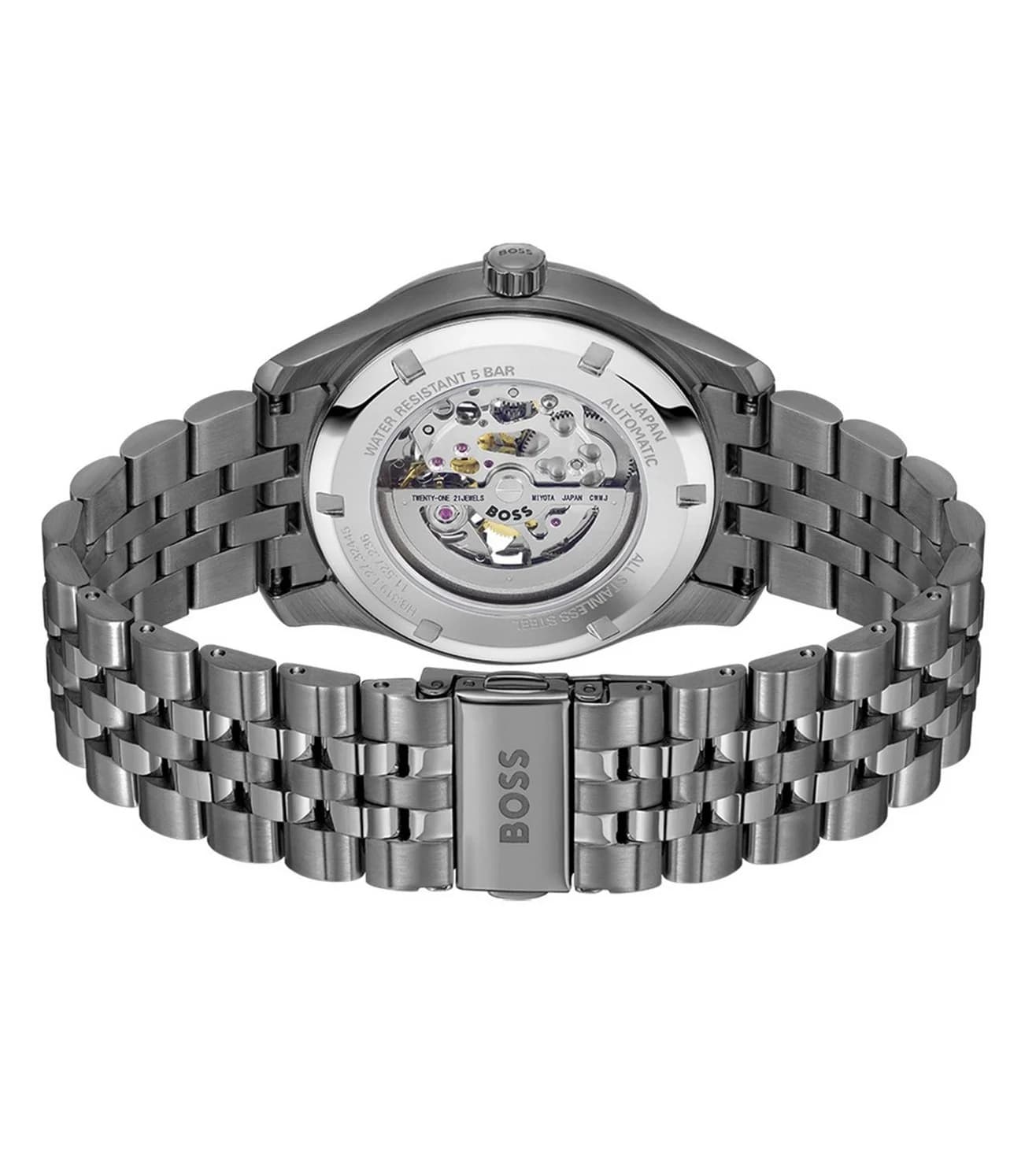 Gros plan sur le cadran bleu de la Hugo Boss 1514254