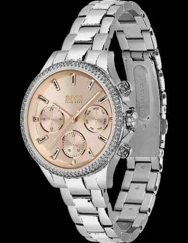 Montre Femme Hugo Boss 1502565 Acier et Cadran Rose Corail vue 2