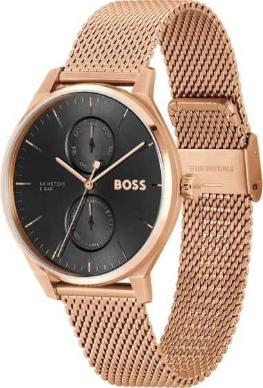 Montre Hugo Boss 1514104 homme détail cadran noir