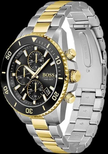 Hugo Boss 1513908 vue de côté, bracelet acier