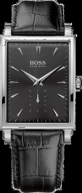 Montre Homme Hugo Boss Classic 1512784 Bracelet croco en cuir noir