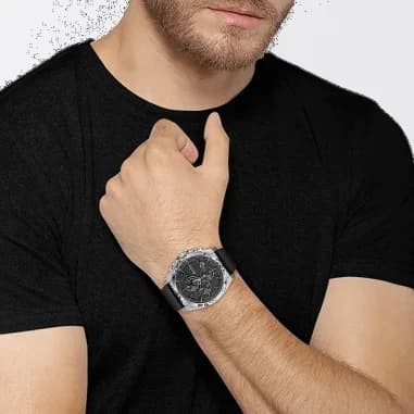 Montre Hugo Boss 1513881 homme verso boîtier argent