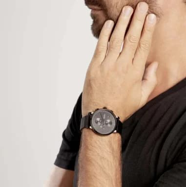 Montre Homme Hugo Boss Integrity 1513813 bracelet maille milanaise vue 4