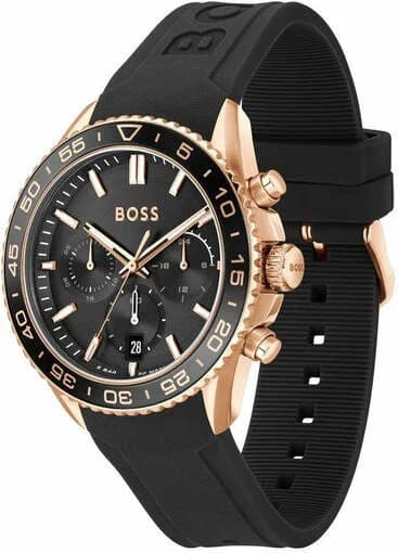 Montre Hugo Boss 1514168 homme détail cadran noir