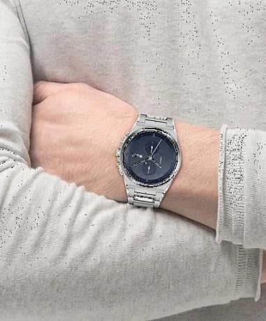 Montre Hugo Boss 1514048 homme verso boîtier argent
