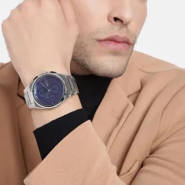Montre Hugo Boss 1514048 homme détail bracelet acier
