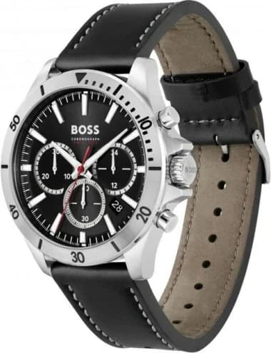 Montre Hugo Boss 1514055 homme détail cadran noir