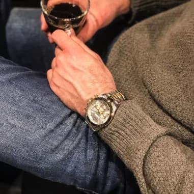 Montre Hugo Boss 1512960 homme verso boîtier argent