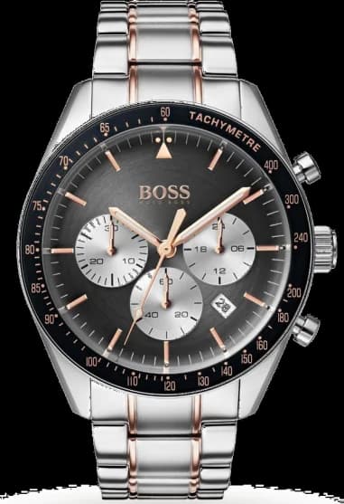 Montre Hugo Boss 1513634 en Acier Inoxydable et Bracelet Bi-Ton Or Rose