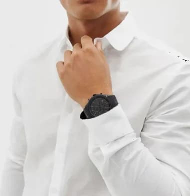 Montre Hugo Boss 1513720 homme détail cadran noir
