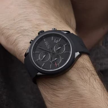 Montre Hugo Boss 1513720 homme verso boîtier argent