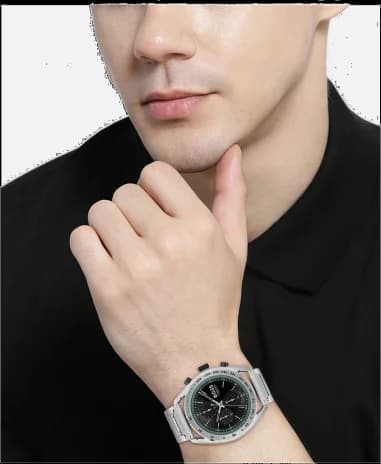 Montre Hugo Boss 1514023 homme détail bracelet acier
