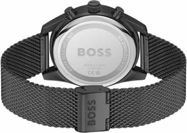Hugo Boss 1514150 Chronograph Black Steel Milanese Mesh Watch vue 3