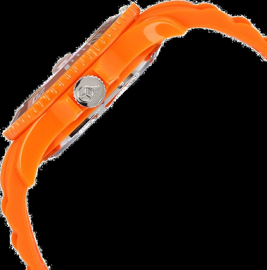 Montre Ice Watch Sili Forever SI.OE.B.S.09 Bracelet silicone orange vue 4