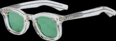 Lunettes de Soleil Jacques Marie Mage Devaux en acétate transparent