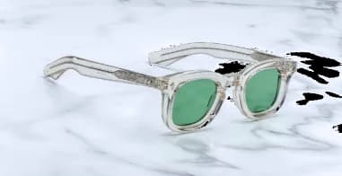 Jacques Marie Mage Devaux Transparent Acetate Sunglasses vue 6