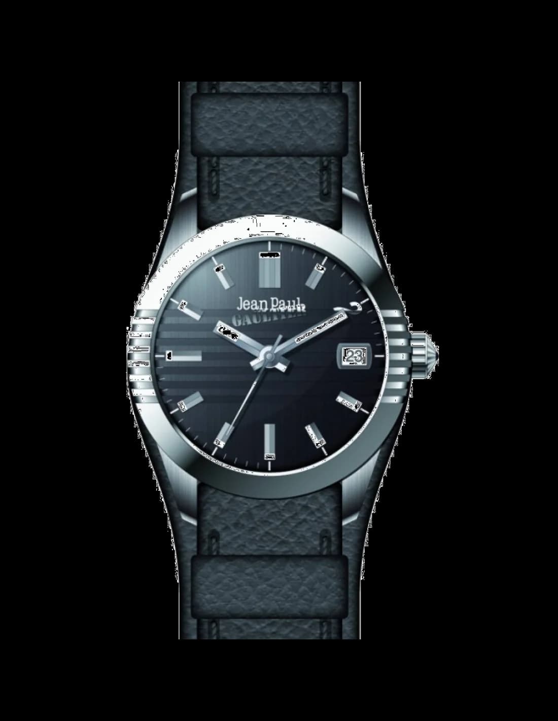 Jean Paul Gaultier 8502501 vue de côté, bracelet cuir