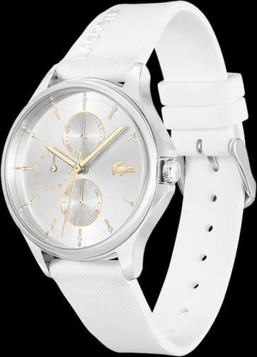 Lacoste 2001235 vue de côté, bracelet silicone