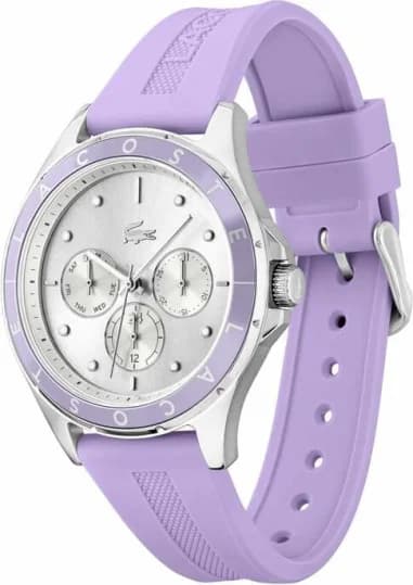 Montre Lacoste 2001300 femme détail cadran argent