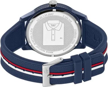 Montre Lacoste 2011070 homme verso boîtier bleu