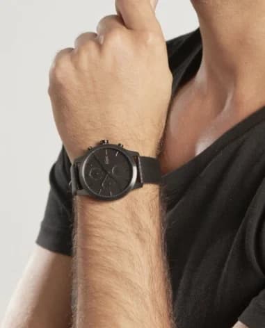 Montre Lacoste 2010997 homme verso boîtier noir