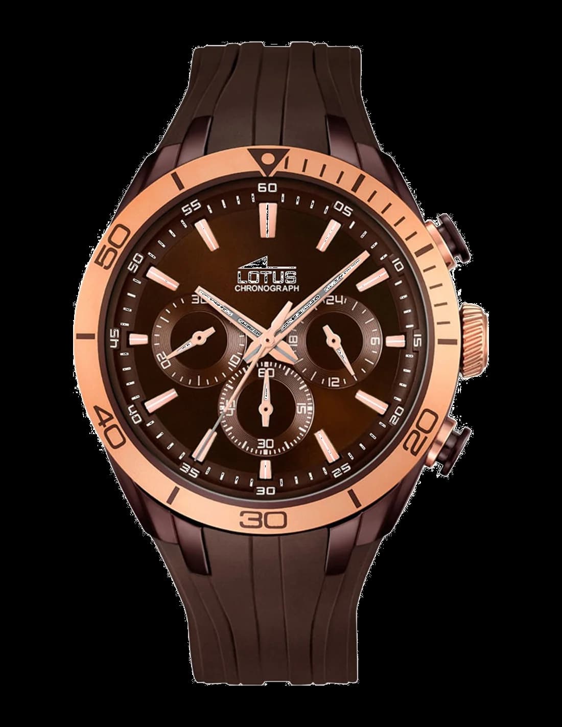 Lotus Smart Casual L18194/1 Brown Men's Watch vue 2