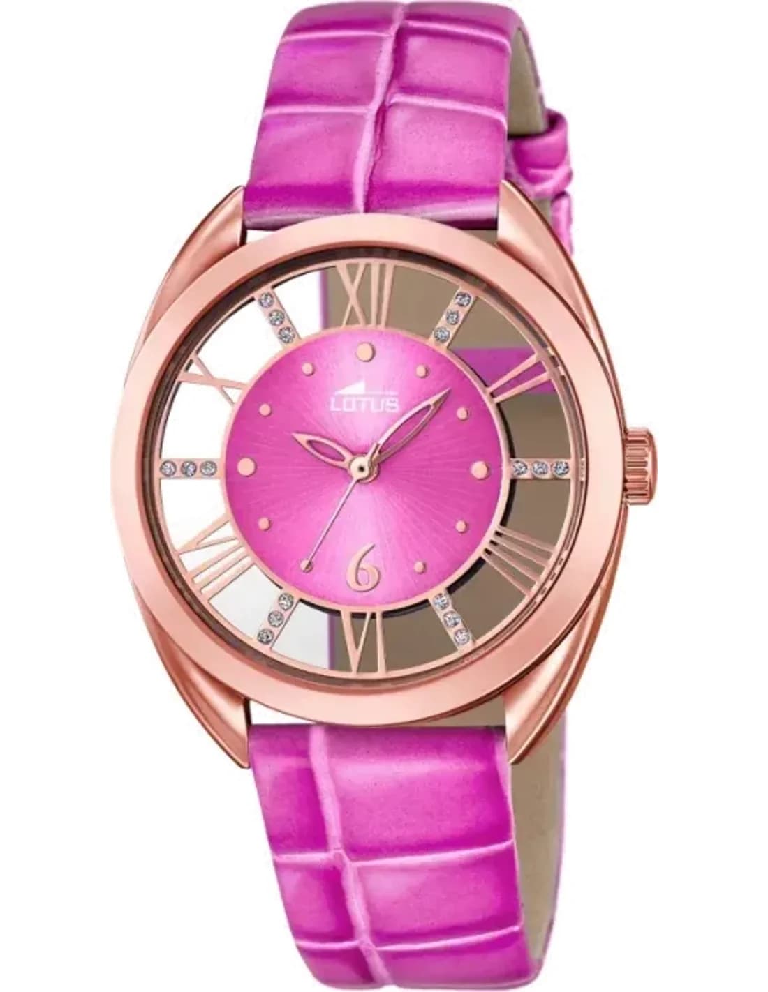 Lotus Trendy L18226/1 Women's Watch with Pink Strap and Pink Dial vue 2