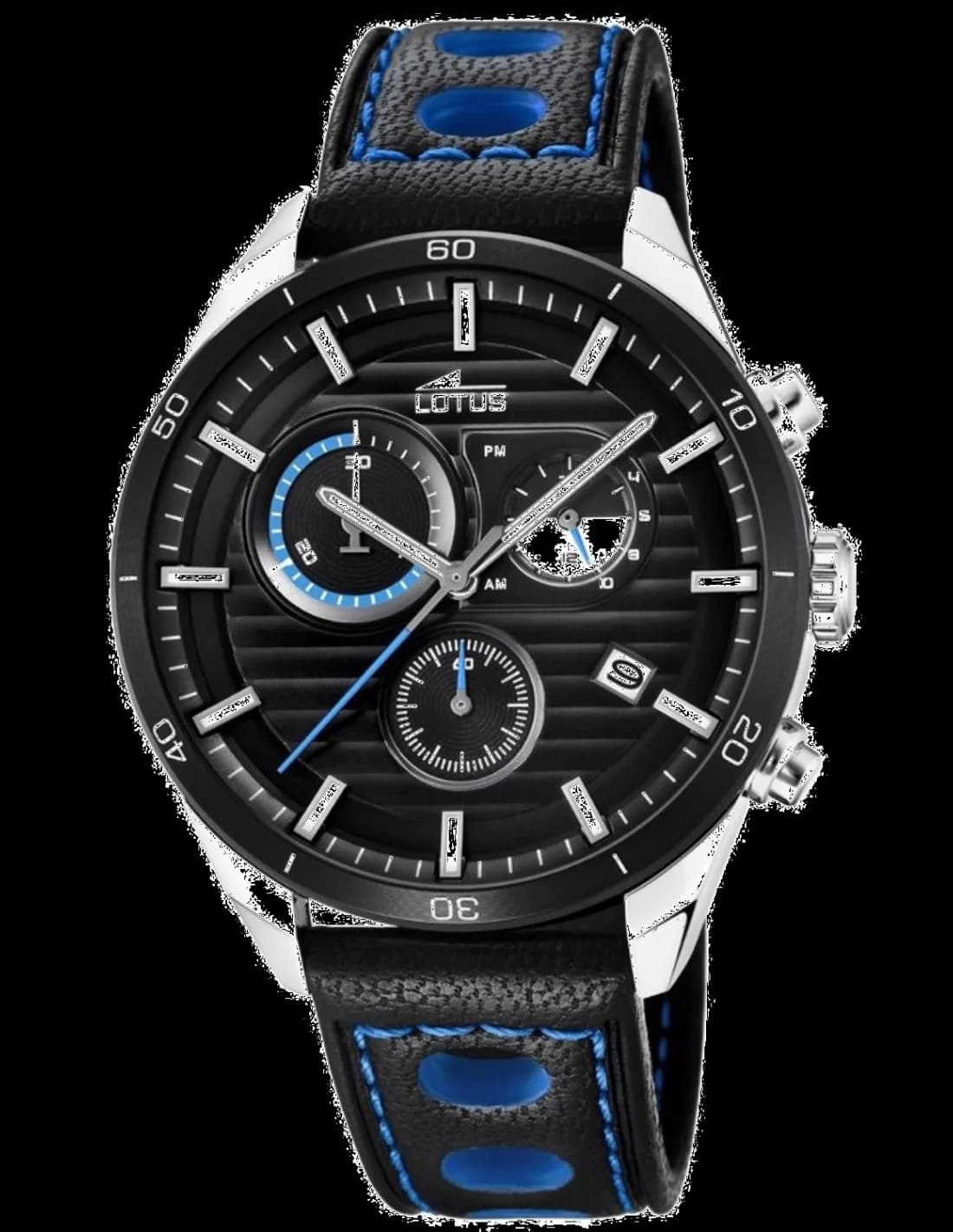 Lotus L18531/2 Black Stainless Steel Watch vue 2