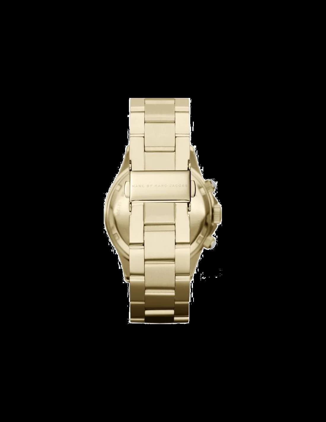 Marc by Marc Jacobs Rock Chrono MBM3188 Yellow Gold Steel Bracelet Watch vue 3