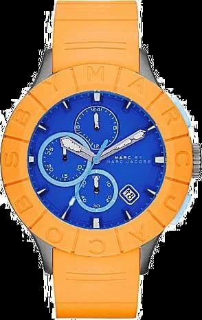 Marc Jacobs MBM5545 vue de côté, bracelet silicone