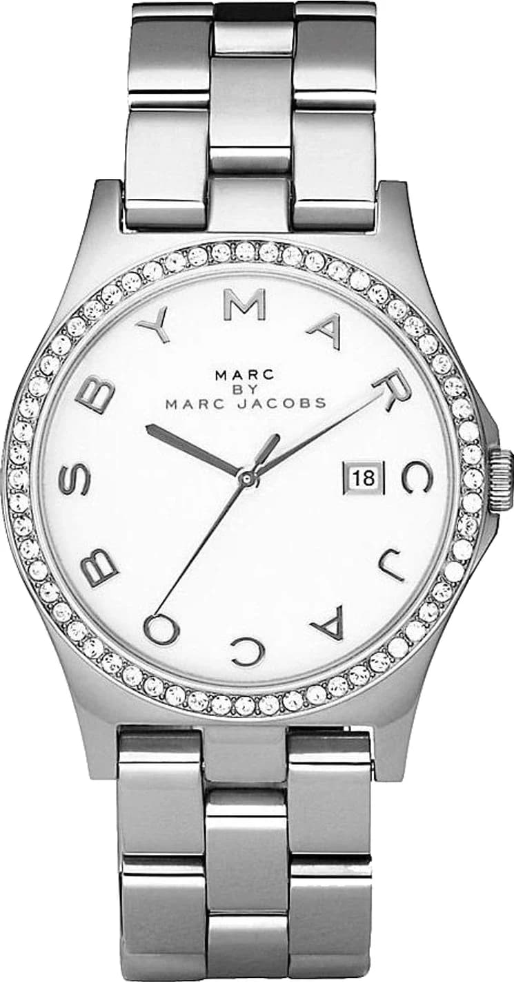 Montre Marc Jacobs MBM3044 femme cadran blanc bracelet acier