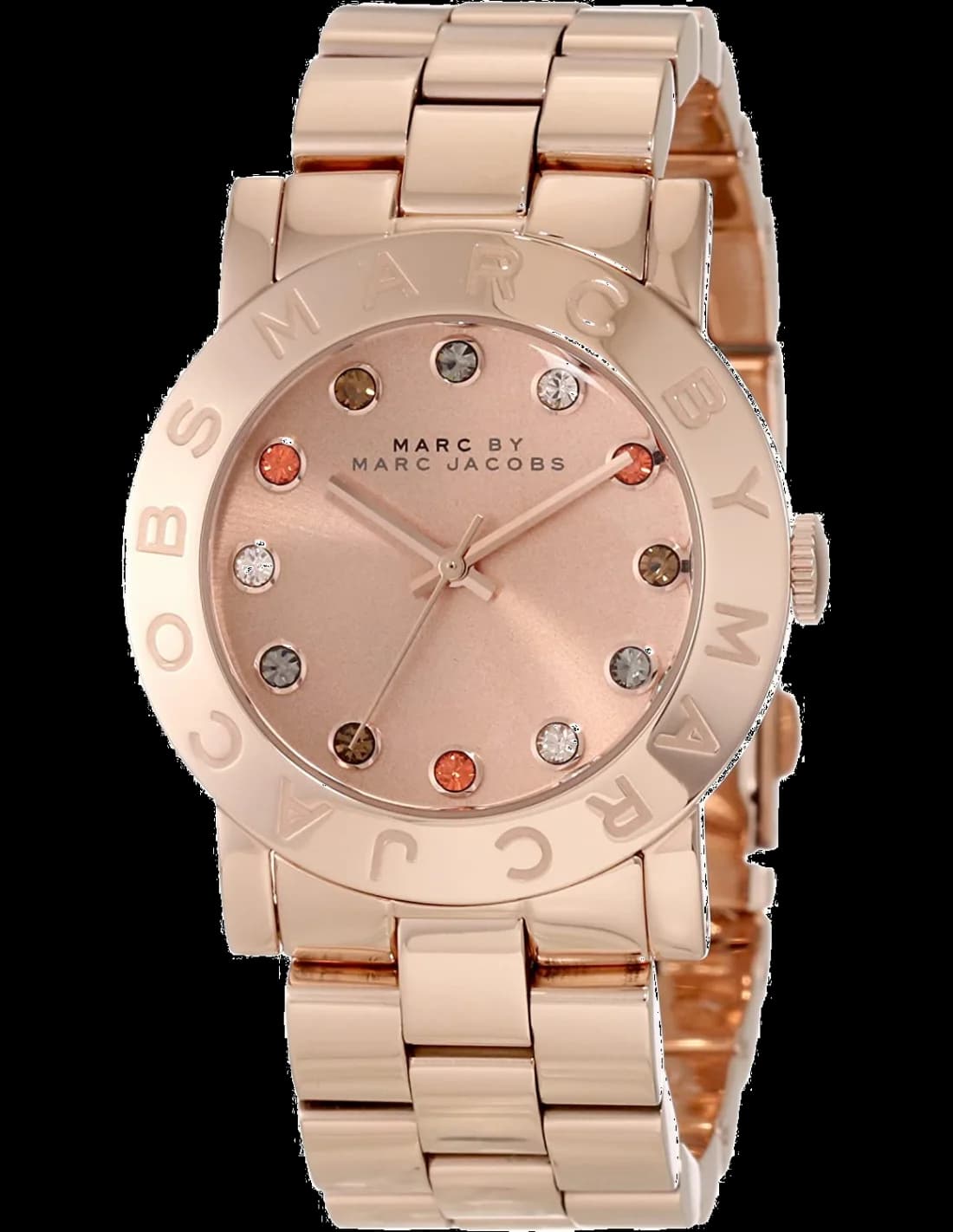 Marc Jacobs MBM3142 vue de côté, bracelet acier