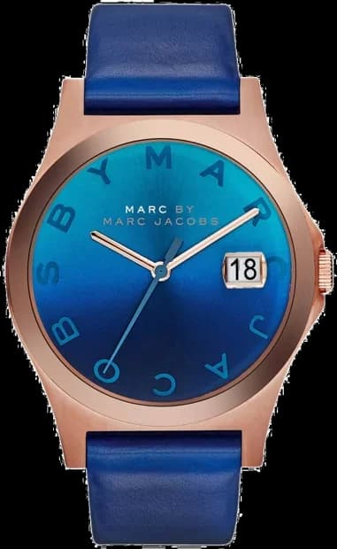 Montre Femme Marc by Marc Jacobs Amy MBM1321 Bleu De veau Band