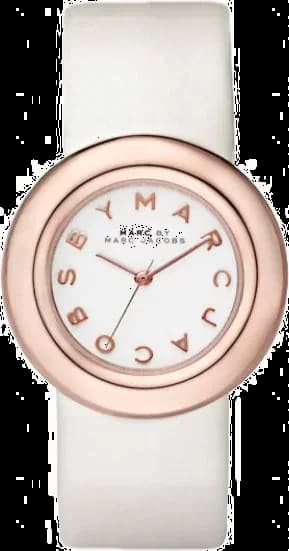 Montre Femme Marc by Marc Jacobs Amy MBM8556 Bande De Cuir Blanc