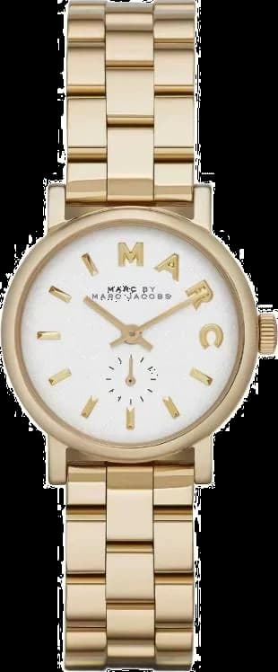 Montre Femme Marc by Marc Jacobs Baker MBM3247 Cadran blanc à index dorés