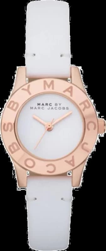 Montre Femme Marc by Marc Jacobs Blade MBM1207 Bande De Cuir Blanc