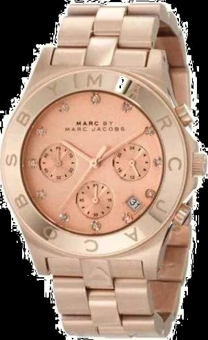 Montre Femme Marc by Marc Jacobs Blade MBM8637 Bracelet Rose Oré En Acier Inoxydable